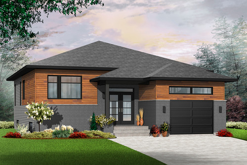 Contemporary House Plan - Urbania 72370 - Front Exterior