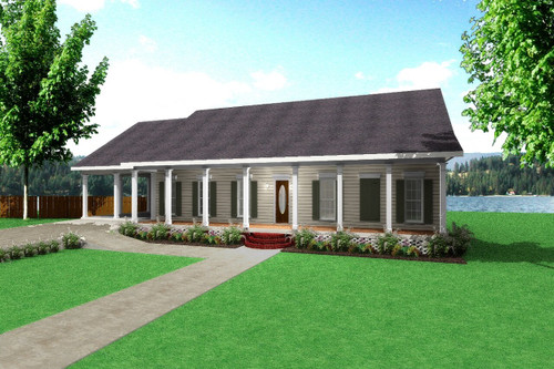 Country House Plan - 73027 - Front Exterior