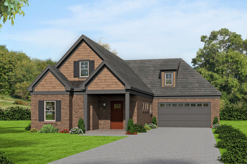 Classic House Plan - Brunswick Mill 73166 - Front Exterior