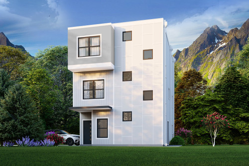 Contemporary House Plan - Stones River 1.5 73810 - Front Exterior