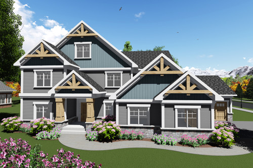 Craftsman House Plan - 74836 - Front Exterior