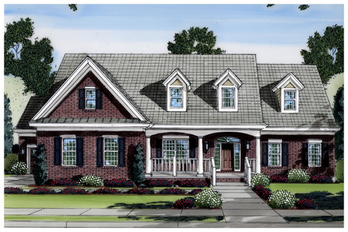 Country House Plan - Larkspur 75122 - Front Exterior