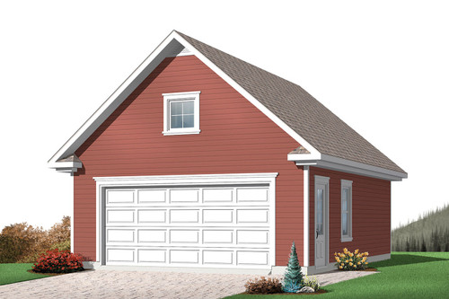 Traditional House Plan - Colonial Bay 3 77347 - Front Exterior