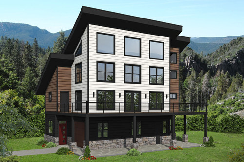Modern House Plan - Eagle Mountain 77928 - Front Exterior