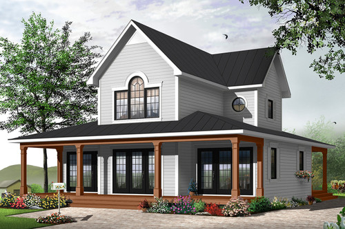 Cottage House Plan - Edgewater 78239 - Front Exterior