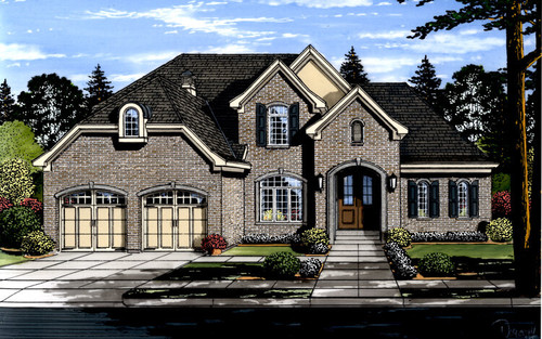 Tudor House Plan - Winslow 78491 - Front Exterior