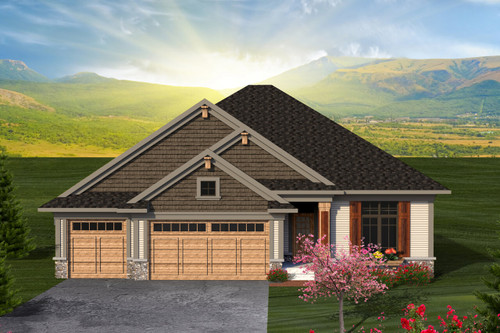 Craftsman House Plan - 78589 - Front Exterior