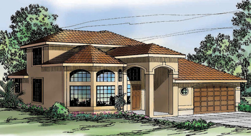 Southwest House Plan - Warrington 78716 - Front Exterior