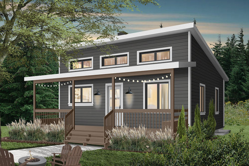 Cottage House Plan - Great Escape 2 79021 - Front Exterior