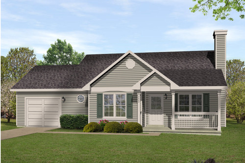 Ranch House Plan - 79415 - Front Exterior