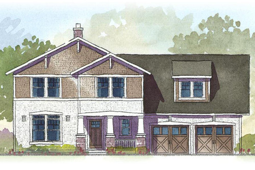 Craftsman House Plan - Logan 79871 - Front Exterior