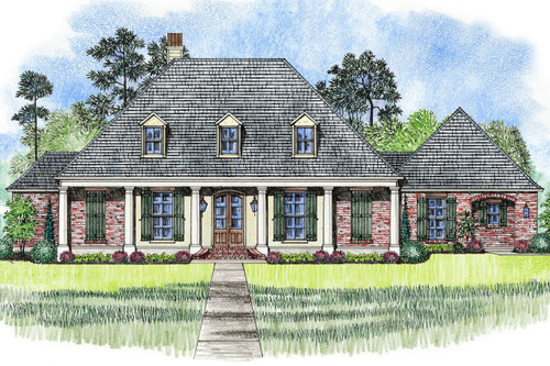 European House Plan - Oakmont 79925 - Front Exterior