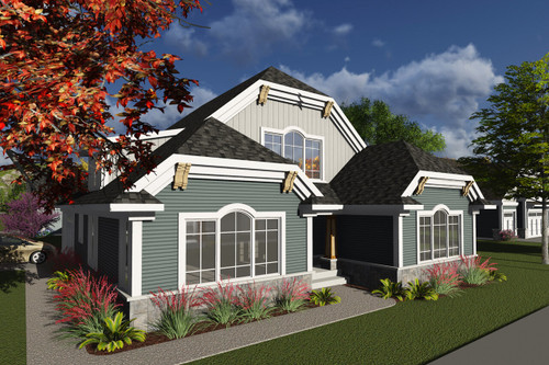 Craftsman House Plan - 79990 - Front Exterior