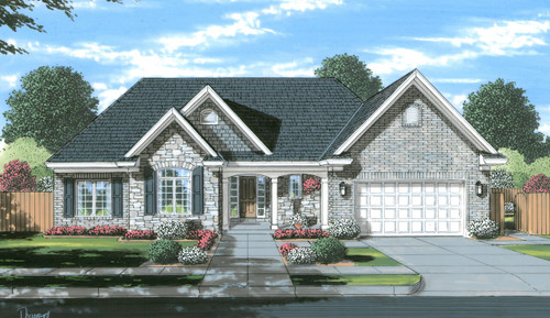 Traditional House Plan - Talbot II 80142 - Front Exterior