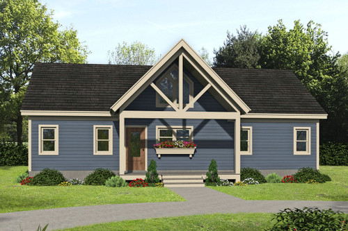 Craftsman House Plan - Liberty Bay 80773 - Front Exterior