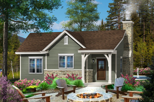 Cottage House Plan - 80802 - Front Exterior
