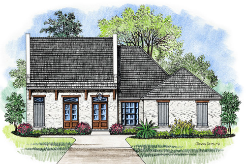 European House Plan - Augusta 80851 - Front Exterior