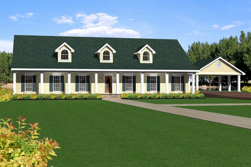 Southern House Plan - 80864 - Front Exterior