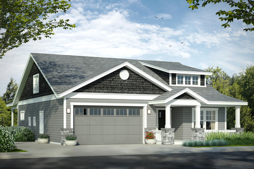 Cottage House Plan - Nantucket 81952 - Front Exterior