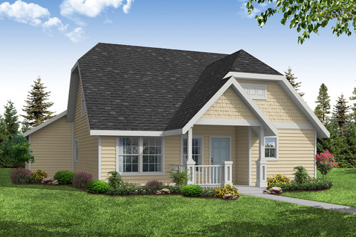 Cottage House Plan - Lawrence 82155 - Front Exterior