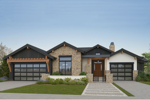 Ranch House Plan - Torrington 83266 - Front Exterior
