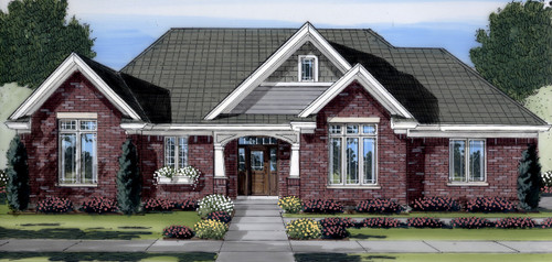 Craftsman House Plan - Marquis 83388 - Front Exterior