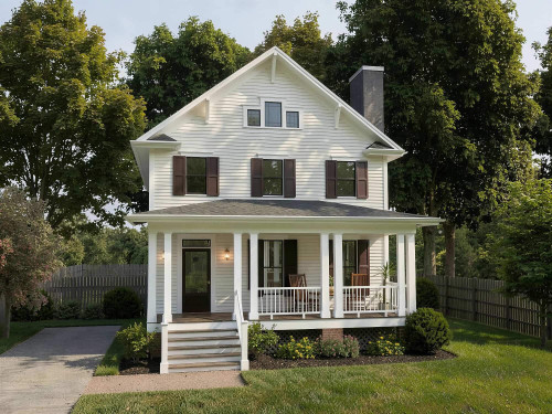 Craftsman House Plan - 84081 - Front Exterior
