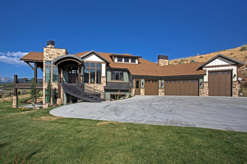 Craftsman House Plan - Black Horse Falls 84398 - Front Exterior