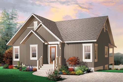 Cottage House Plan - Bay Breeze 3 84429 - Front Exterior