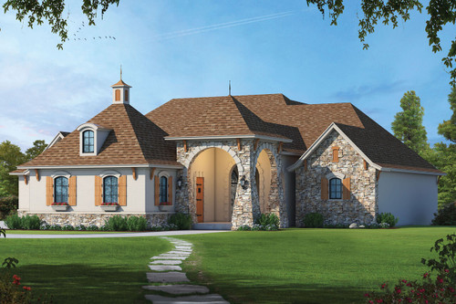 European House Plan - Ashwood Glenn 86001 - Front Exterior
