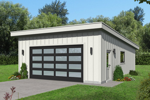 Contemporary House Plan - 87711 - Front Exterior