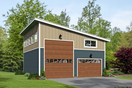 Contemporary House Plan - 87801 - Front Exterior