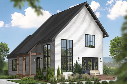Modern House Plan - Willowgate 2 88102 - Front Exterior
