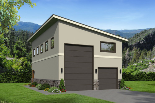 Contemporary House Plan - 88919 - Front Exterior