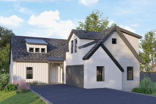 Modern House Plan - Lake Shore 89220 - Front Exterior