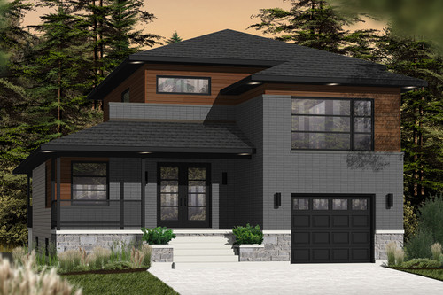 Modern House Plan - Aldana 89267 - Front Exterior