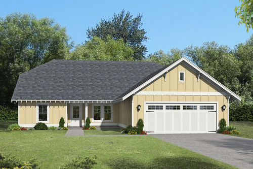 Ranch House Plan - 89539 - Front Exterior