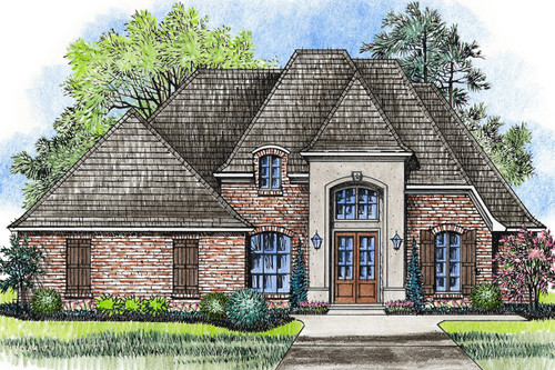 European House Plan - Lakeview 89581 - Front Exterior