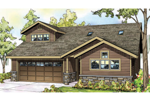 Cottage House Plan - Riverton 89847 - Front Exterior