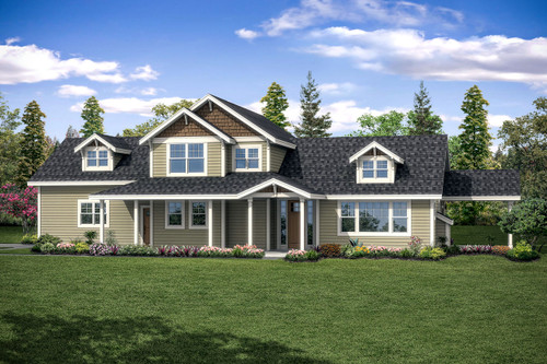 Country House Plan - Fairhaven 90311 - Front Exterior