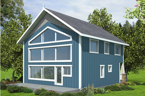 Cottage House Plan - 90870 - Rear Exterior