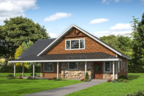Cottage House Plan - 90902 - Front Exterior
