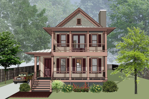 Craftsman House Plan - 90972 - Front Exterior