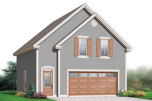 Traditional House Plan - Townside 3 91646 - Front Exterior