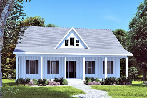Classic House Plan - 92323 - Front Exterior