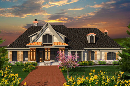 Country House Plan - 93993 - Front Exterior