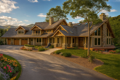 Craftsman House Plan - Brookport 95500 - Front Exterior