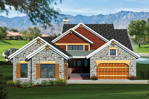 European House Plan - 95841 - Front Exterior