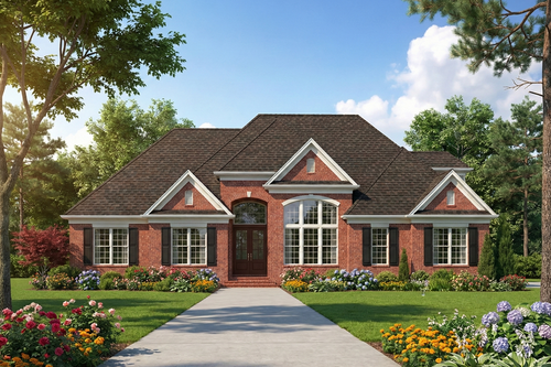 Traditional House Plan - 95886 - Front Exterior