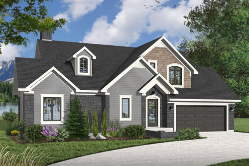 Craftsman House Plan - Keepsake 1 96315 - Front Exterior